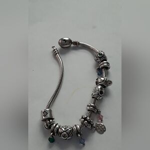 Chamalia 925 silver bracelet with 11 Chamalia 925  charms